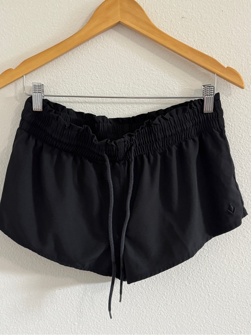 Reef Black Swim Cover Up Shorts Women’s Small Drawstring Beach Pool